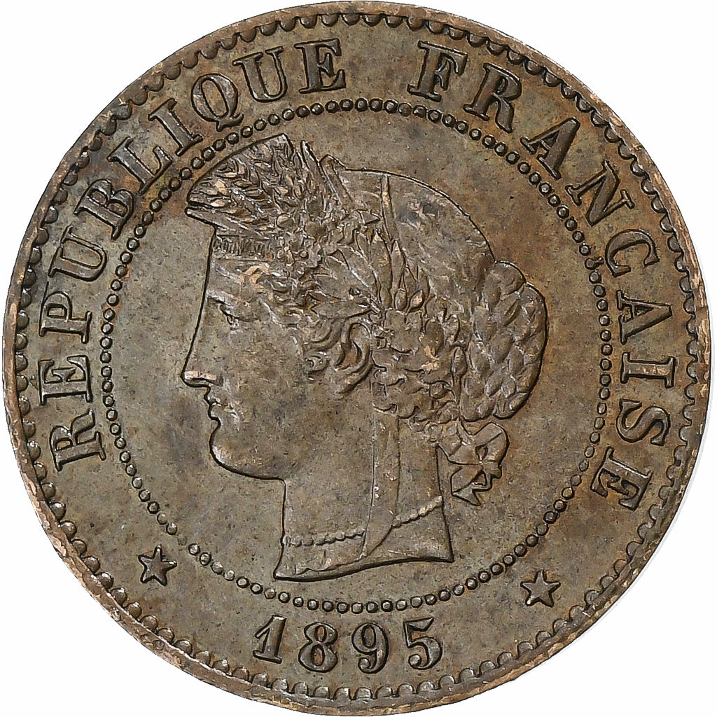 Frankrijk, Centime, Cérès, 1895, Paris, Bronzen, PR, Gadoury:88, KM:826.1