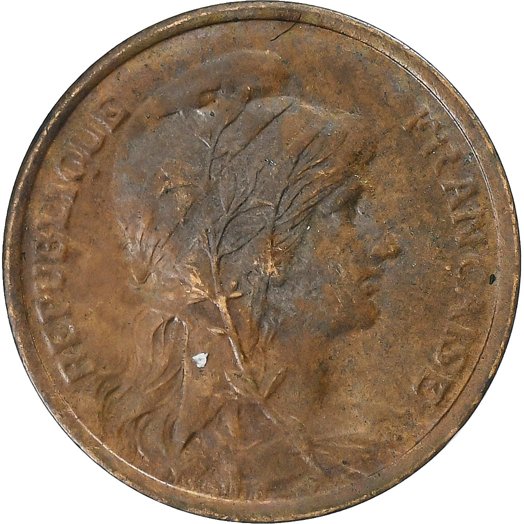 France, Centime, Daniel-Dupuis, 1919, Paris, Bronze, AU(50-53), Gadoury:90
