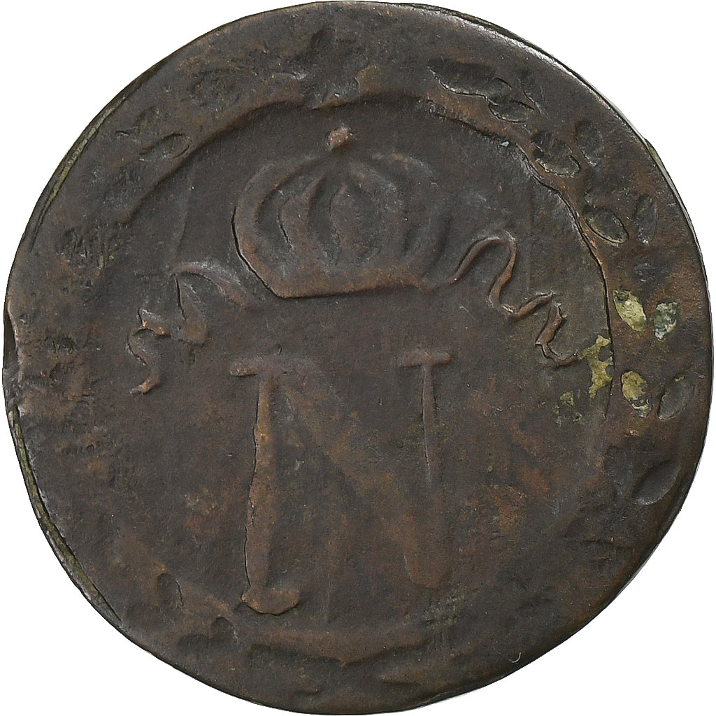 France, Napoleon I, 10 Centimes, Paris, Contemporary forgery, Billon, VF(20-25)