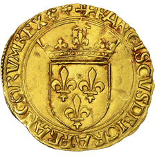 Francia, François Ier, Écu d'or au soleil, après 1519, Lyon, Oro, MBC+