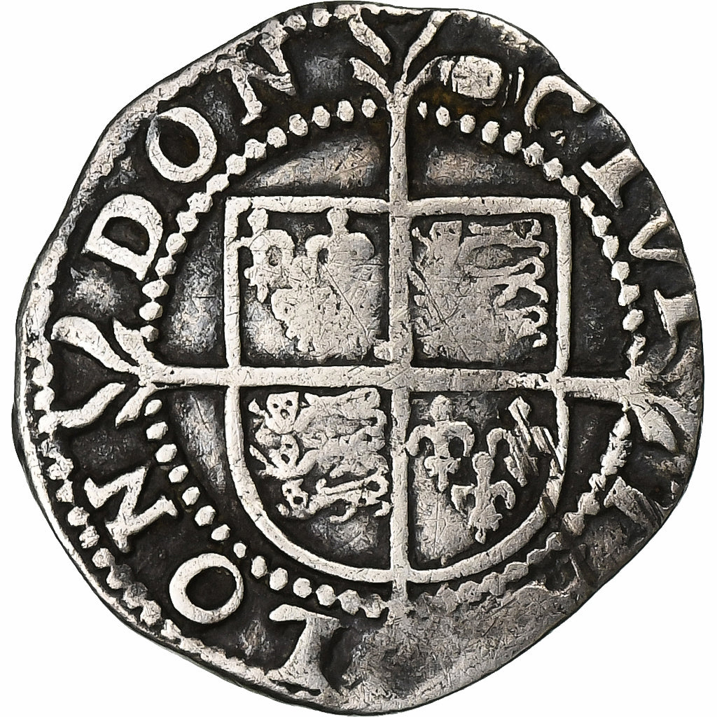 Kingdom of England, Elizabeth, Half Groat, 1592-1595, Tower mint, Silver