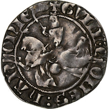 County of Hainaut, William I of Avesnes, 1/2 Gros au chevalier, Baudekin, ca.