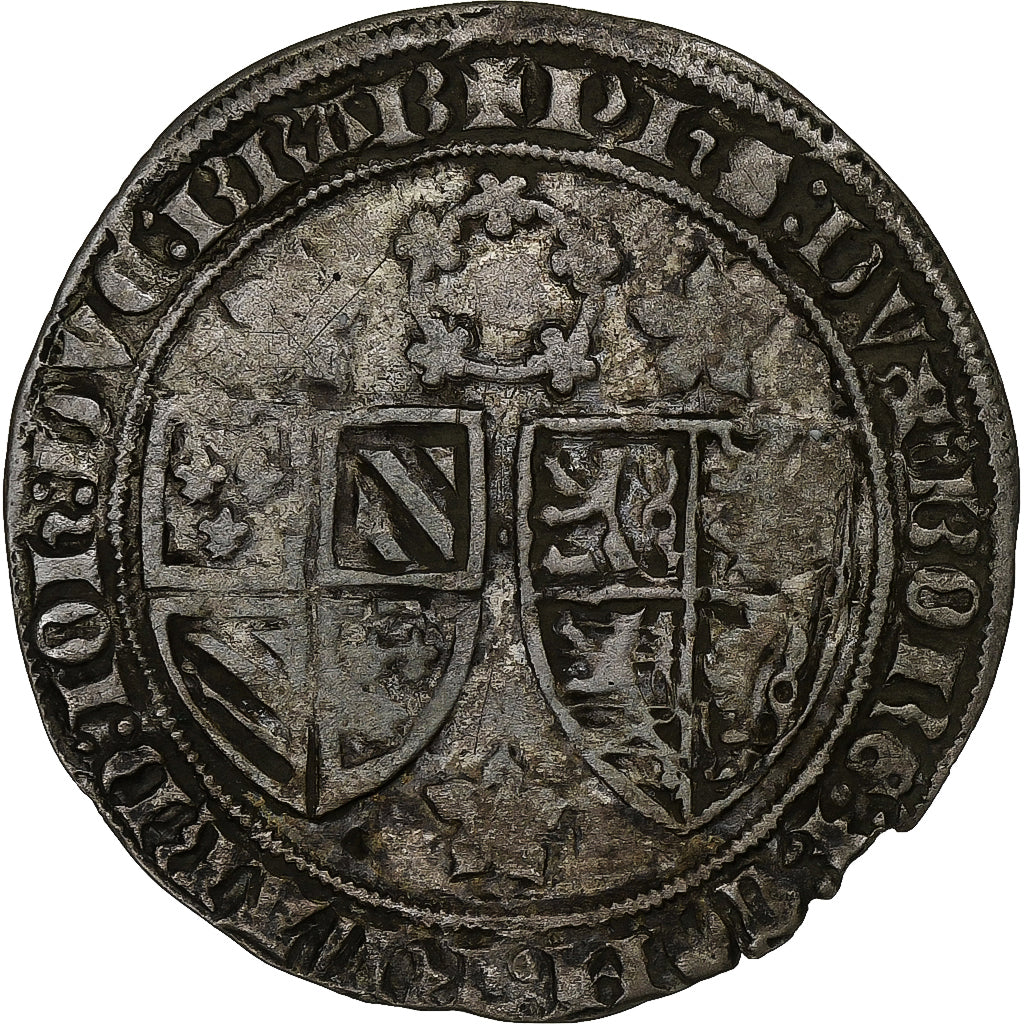 Comté de Flandre, Philippe le Hardi, Gros roosebeker, 1384, Malines, Billon