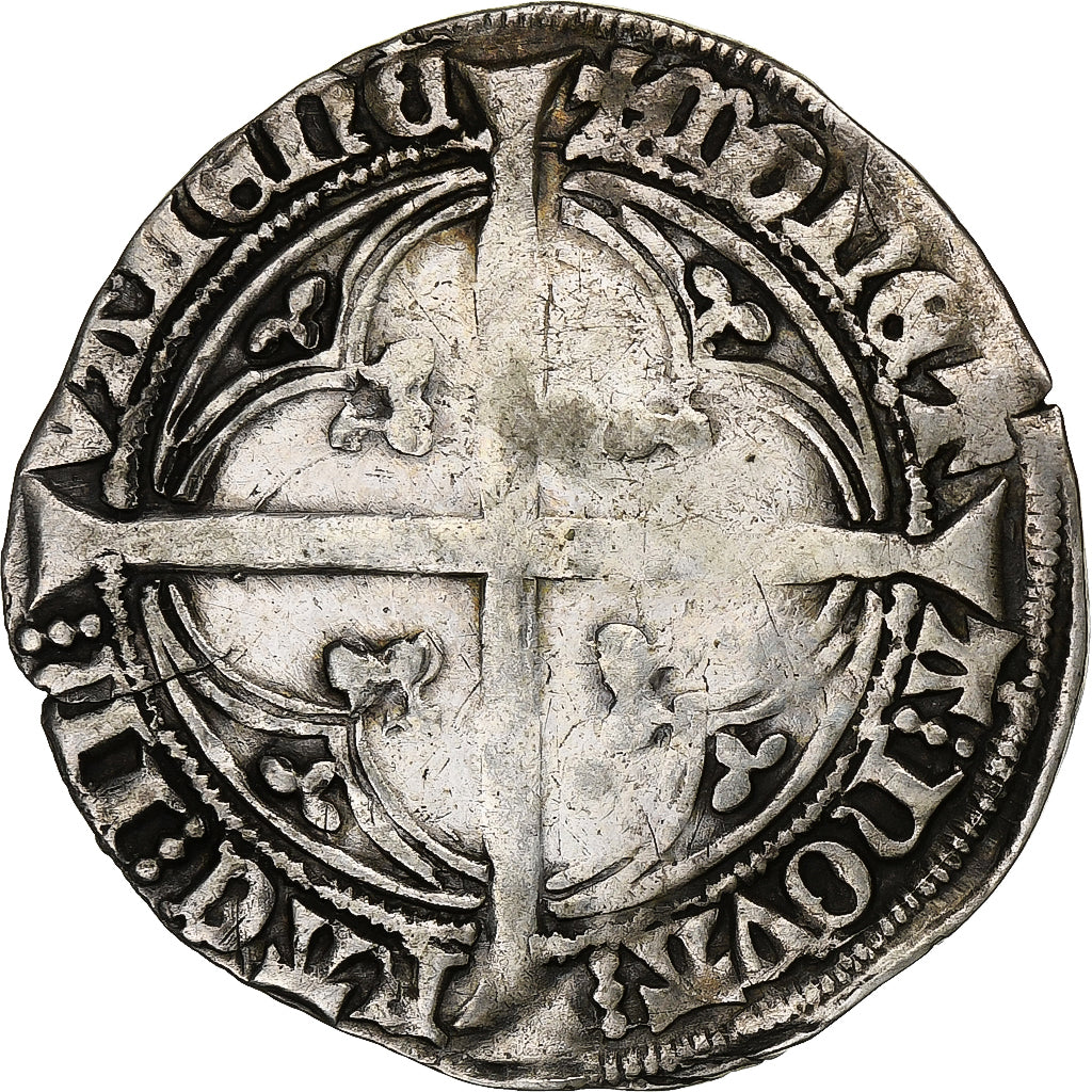 Comté de Hainaut, Guillaume IV, 2 Gros Thuyne, 1404-1417, Valenciennes, Billon