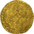 França, Charles VI, Ecu d'or, 1385-1388, Dourado, AU(50-53), Duplessy:369A
