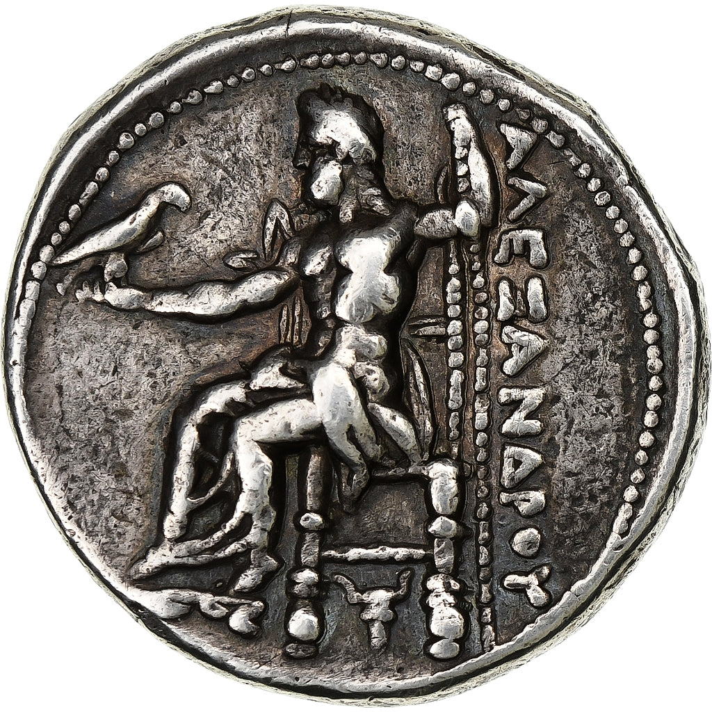 Alexander III the Great, Tetradrachm, ca. 323-318 BC, Pella, Silver, EF(40-45)