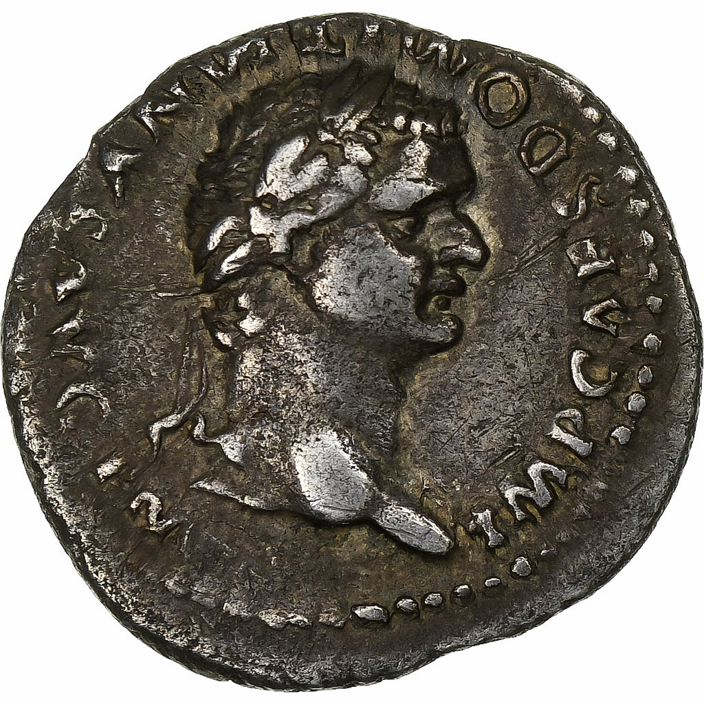Domitian, Denarius, 83, Rome, Silver, EF(40-45), RIC:167