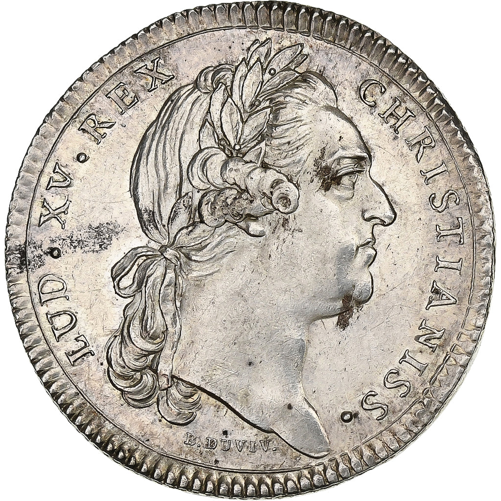 Frankrijk, Token, Louis XV, Ville de Cambrai, Zilver, Duvivier, ZF+
