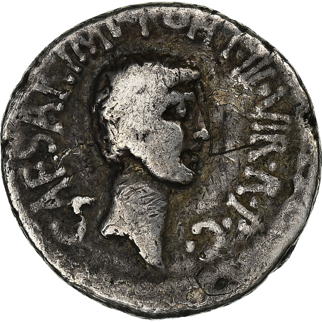 Mark Antony & Octavian, Denarius, 41 BC, Asia Minor, Silver, VF(20-25)