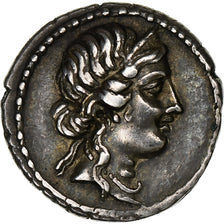 Julius Caesar, Denarius, 47-46 BC, Military mint in North Africa, Srebro