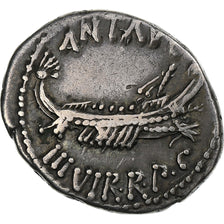 Marcus Antonius, legionary denarius, 32-31 BC, Patrae?, LEG III, Silver