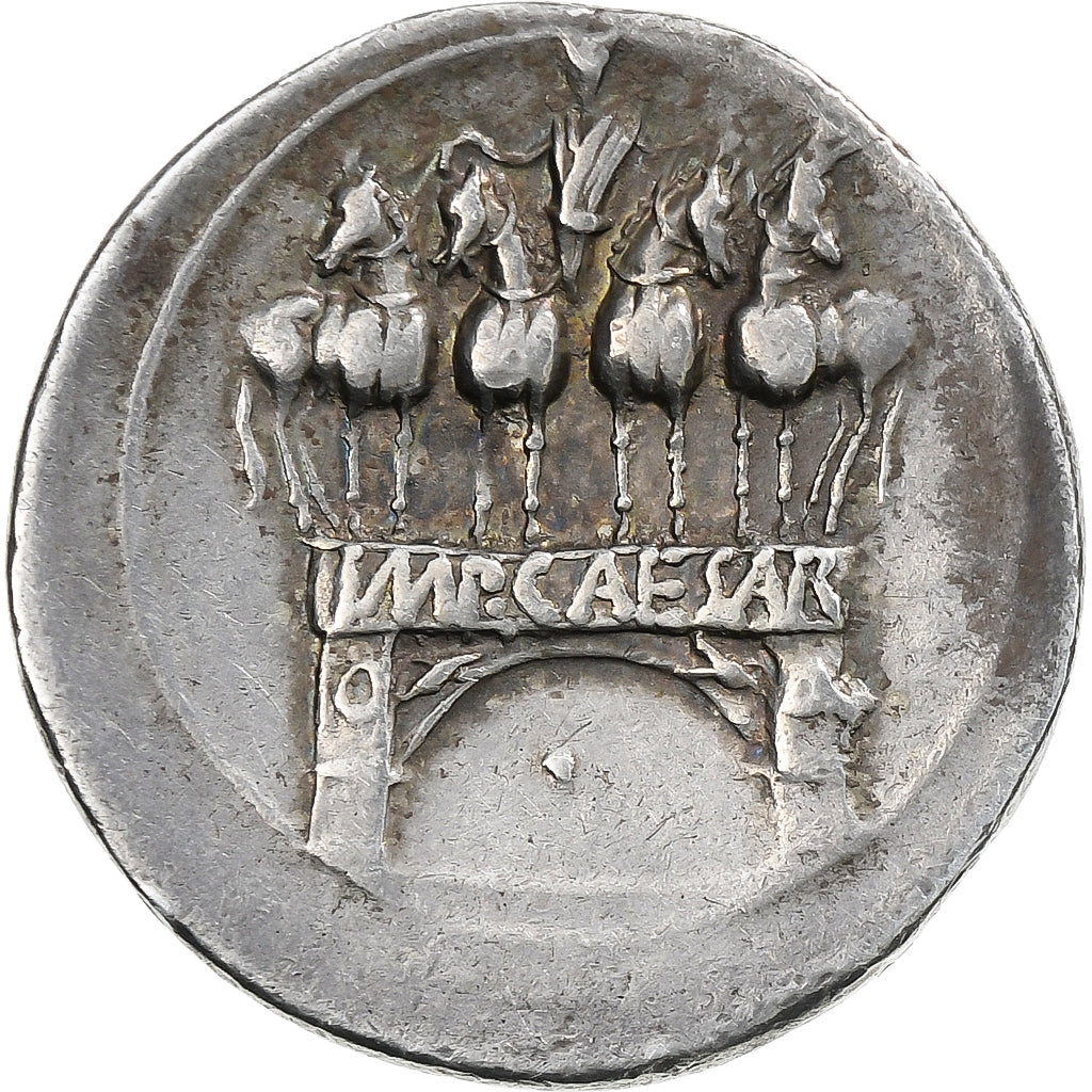 Octavian, Denarius, 29-27 BC, Uncertain mint in Italy, Silver, EF(40-45)