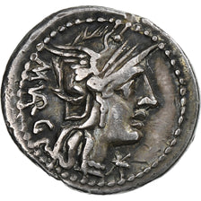 Vargunteia, Denarius, 130 BC, Rome, Silver, EF(40-45), Crawford:257/1