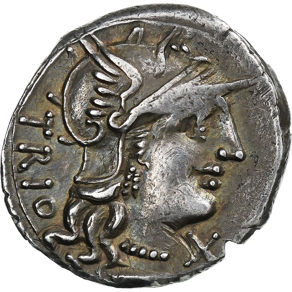 Lucretia, Denarius, 136 BC, Rome, Silver, AU(50-53), Crawford:237/1