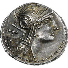 Junia, Denarius, 91 BC, Rome, Silver, AU(55-58), Crawford:337/3