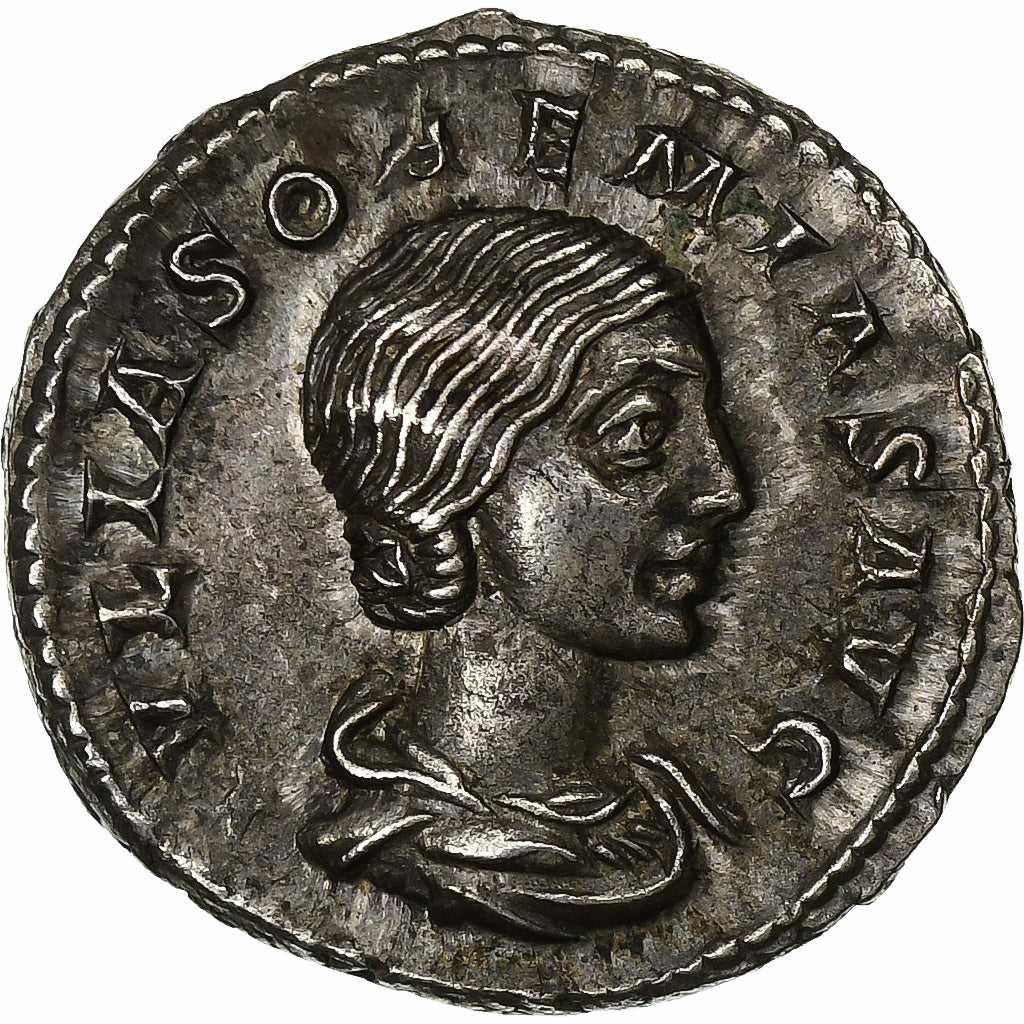 Julia Soaemias, Denarius, 218-222, Rome, Silver, MS(60-62), RIC:243