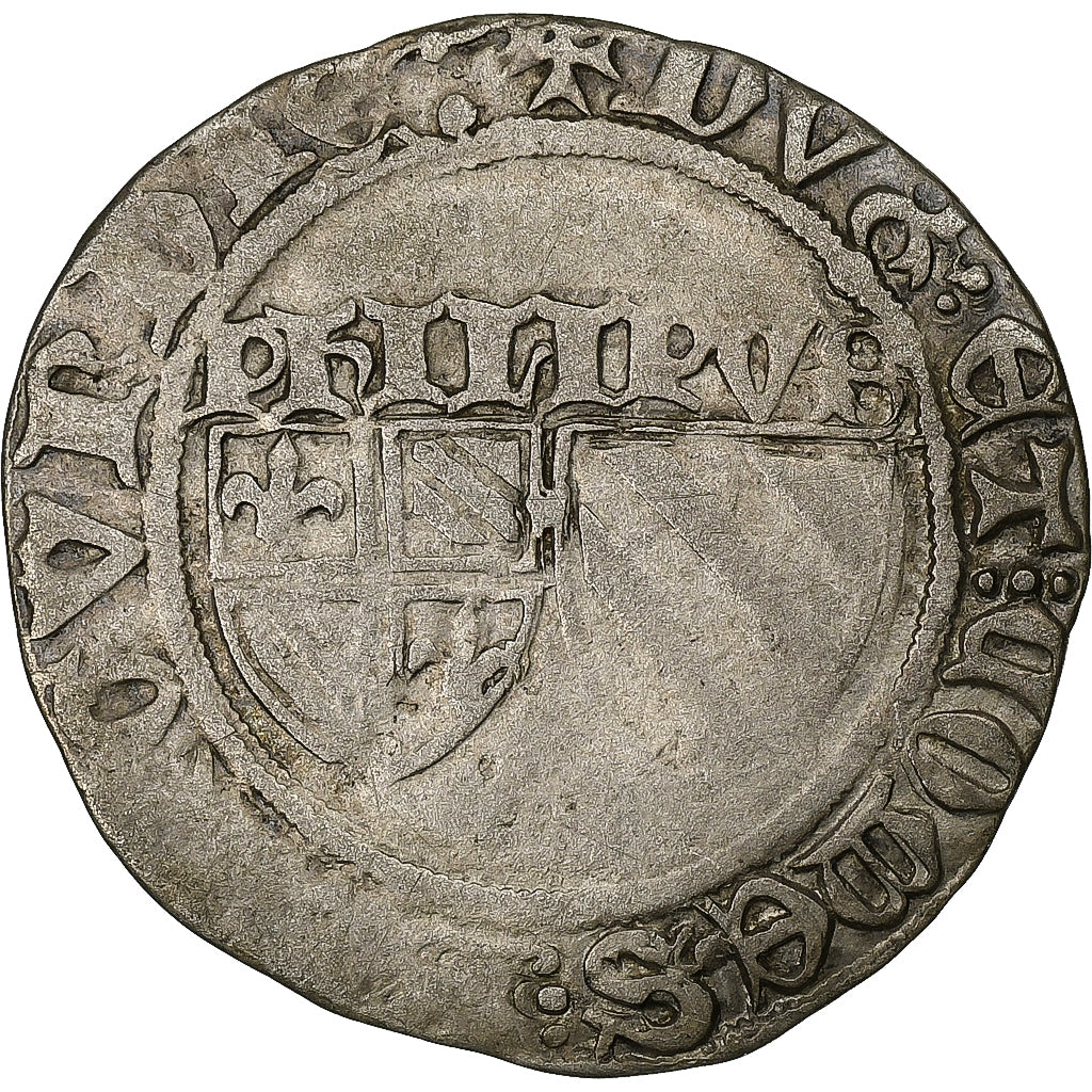 Duchy of Burgundy, Philip the Good, Large Blanc with shield, 1423-1435, Chaussin