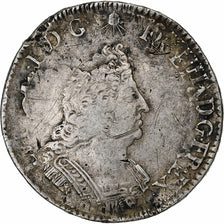 France, Louis XIV, Écu de Flandre aux palmes, 1693-1699, Lille, réformé