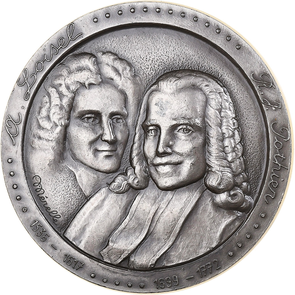 France, Medal, Notariat Français, Caisse des Dépots, Loisel, 1976, Silver