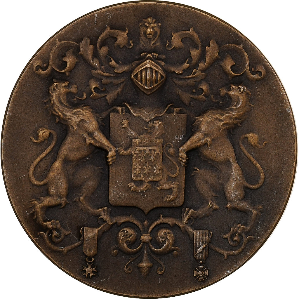 França, medalha, Administration de la caisse d'épargne d'Arras, 1947, Bronze
