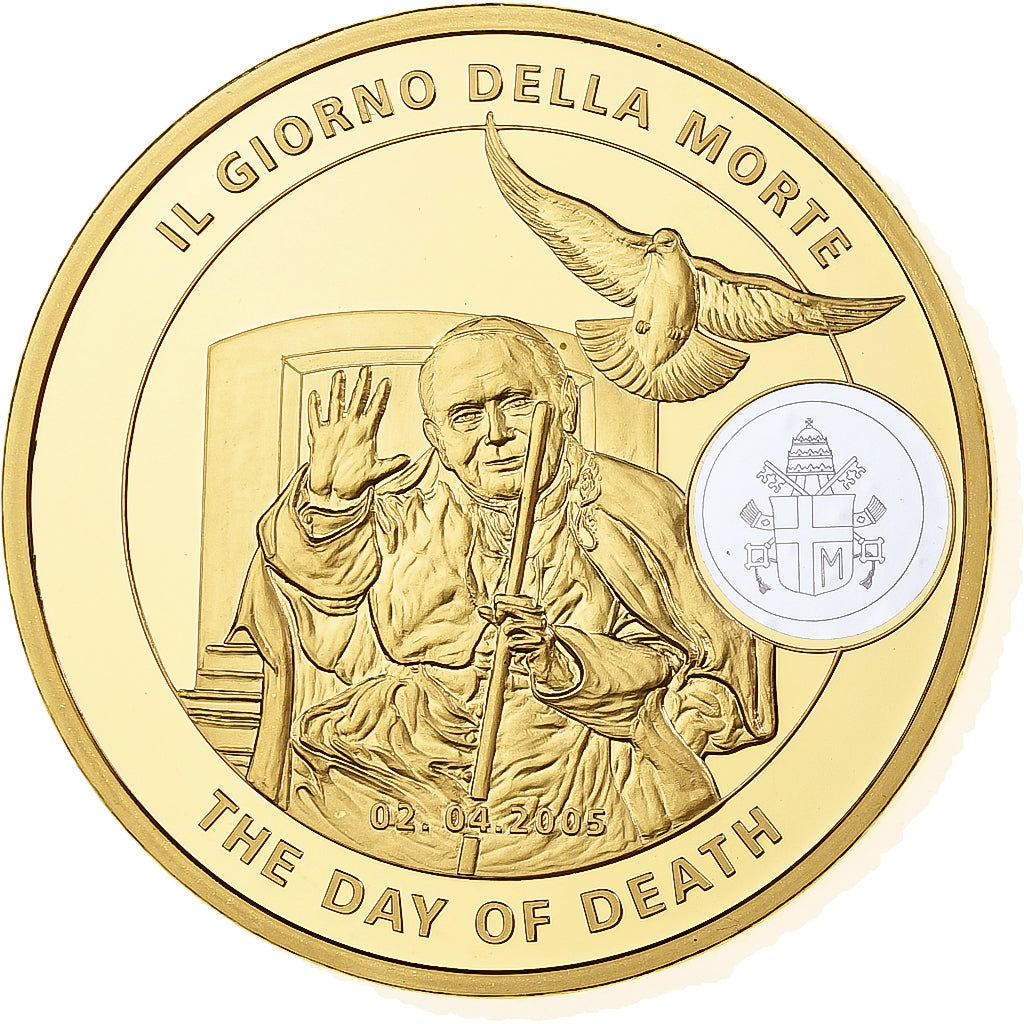 Vatican, Medal, Jean-Paul II, The day of death, 2005, Copper-nickel, Proof
