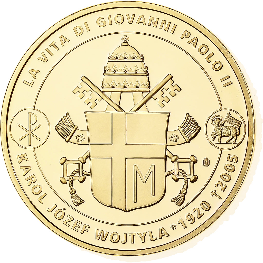 Vatican, Medal, Jean-Paul II, The day of death, 2005, Copper-nickel, Proof