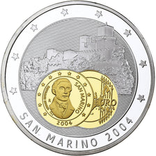 France, Medal, Europa, San Marino, 2004, Silver, Proof, MS(65-70)