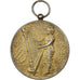 France, Medal, Allégorie de la Musique, Gold plated silver, Rasumny, EF(40-45)