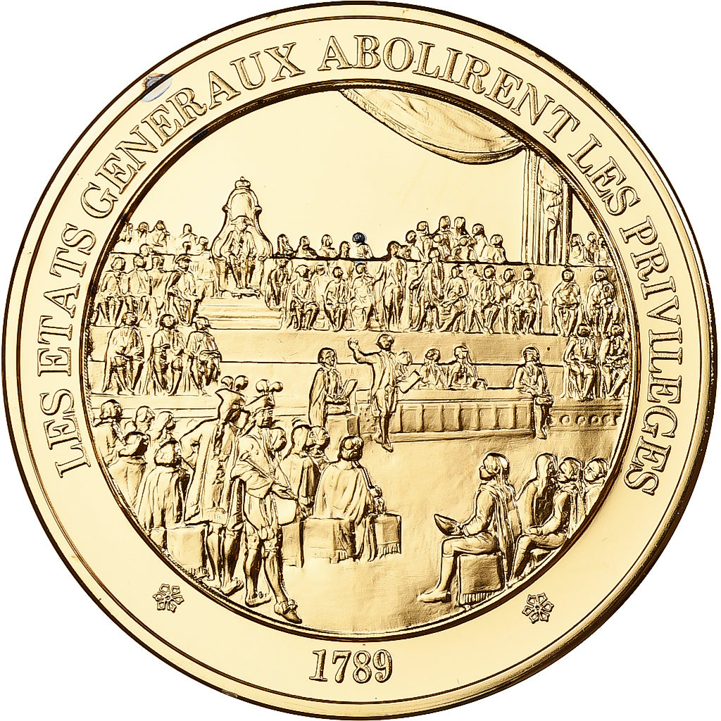 France, Medal, Abolition des privilèges, Franklin Mint, Vermeil, Proof