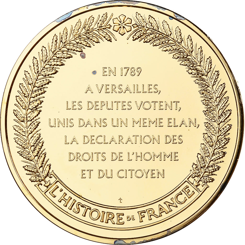 France, Medal, Abolition des privilèges, Franklin Mint, Vermeil, Proof