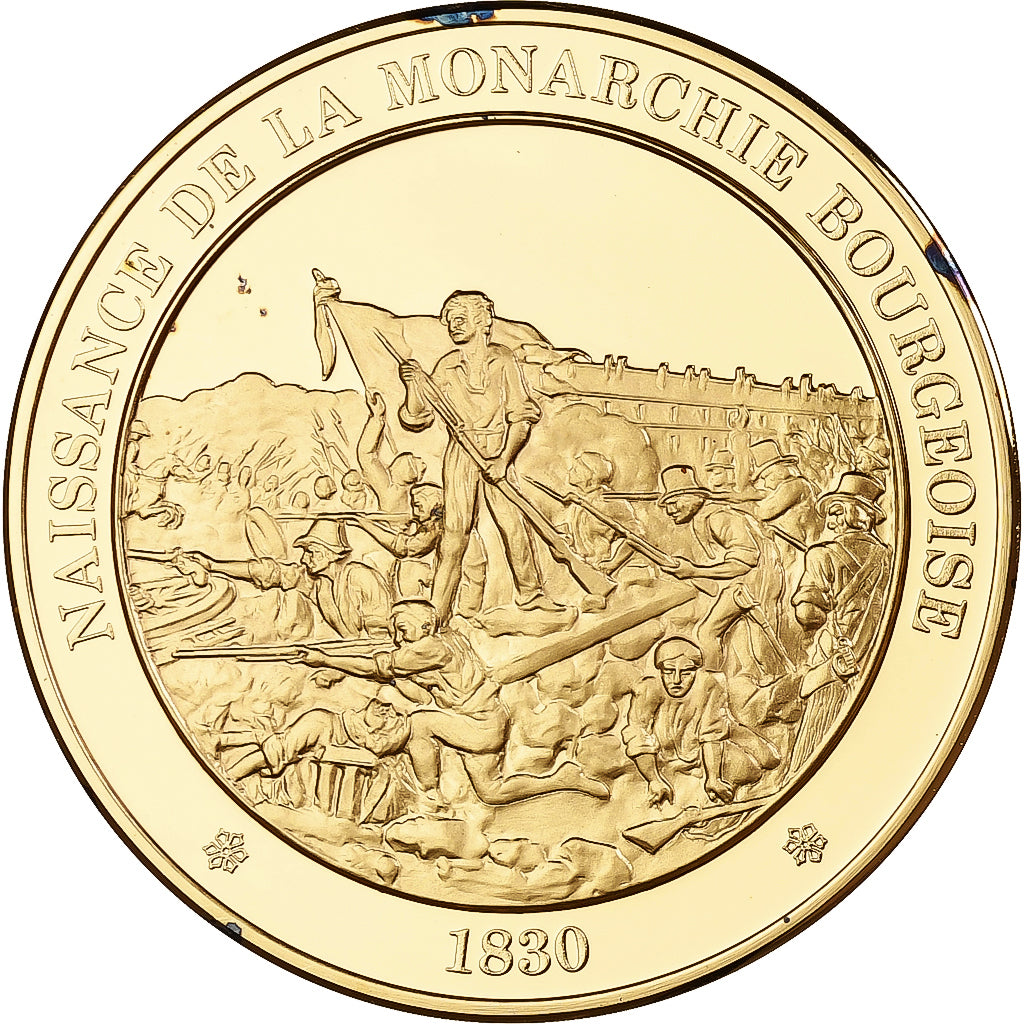 France, Médaille, Monarchie bourgeoise, Franklin Mint, Vermeil, FDC, BE
