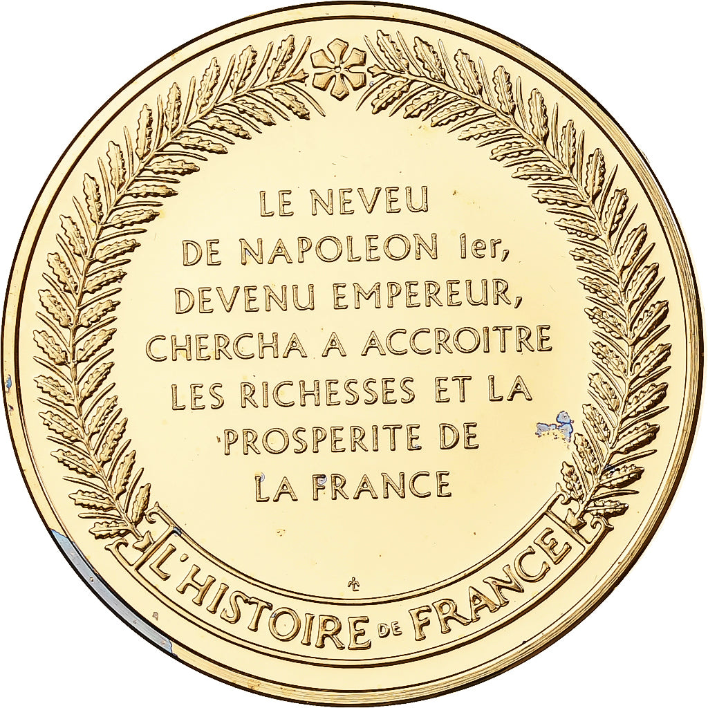 France, Medal, Napoléon III, l'essor industriel, Franklin Mint, Vermeil, Proof