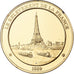 France, Medal, Tour Eiffel, Franklin Mint, Vermeil, Proof, MS(65-70)