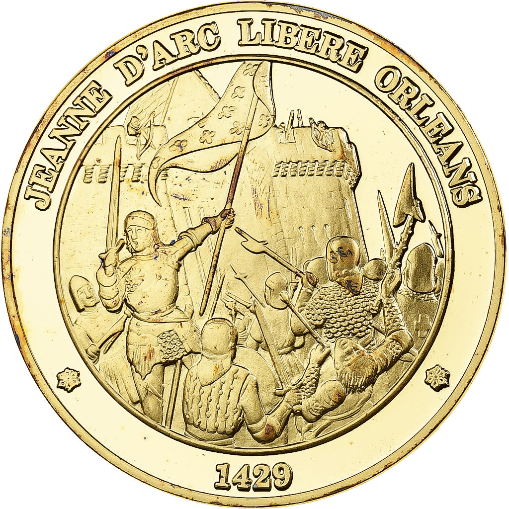 Frankreich, Medaille, Jeanne d'Arc, Franklin Mint, Vermeil, PP, STGL