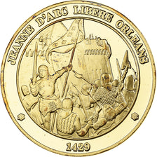 Frankreich, Medaille, Jeanne d'Arc, Franklin Mint, Vermeil, PP, STGL