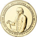 France, Medal, Jean-Jacques Rousseau, Franklin Mint, Vermeil, Proof, MS(65-70)