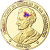 France, Medal, Ronsard, Franklin Mint, Vermeil, Proof, MS(65-70)