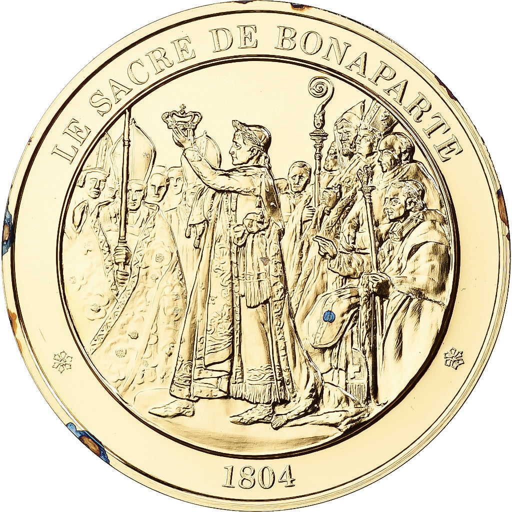 Francja, medal, Le Sacre de Napoléon Bonaparte, Franklin Mint, Vermeil, Proof