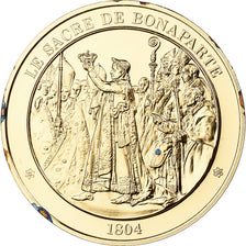 Francja, medal, Le Sacre de Napoléon Bonaparte, Franklin Mint, Vermeil, Proof