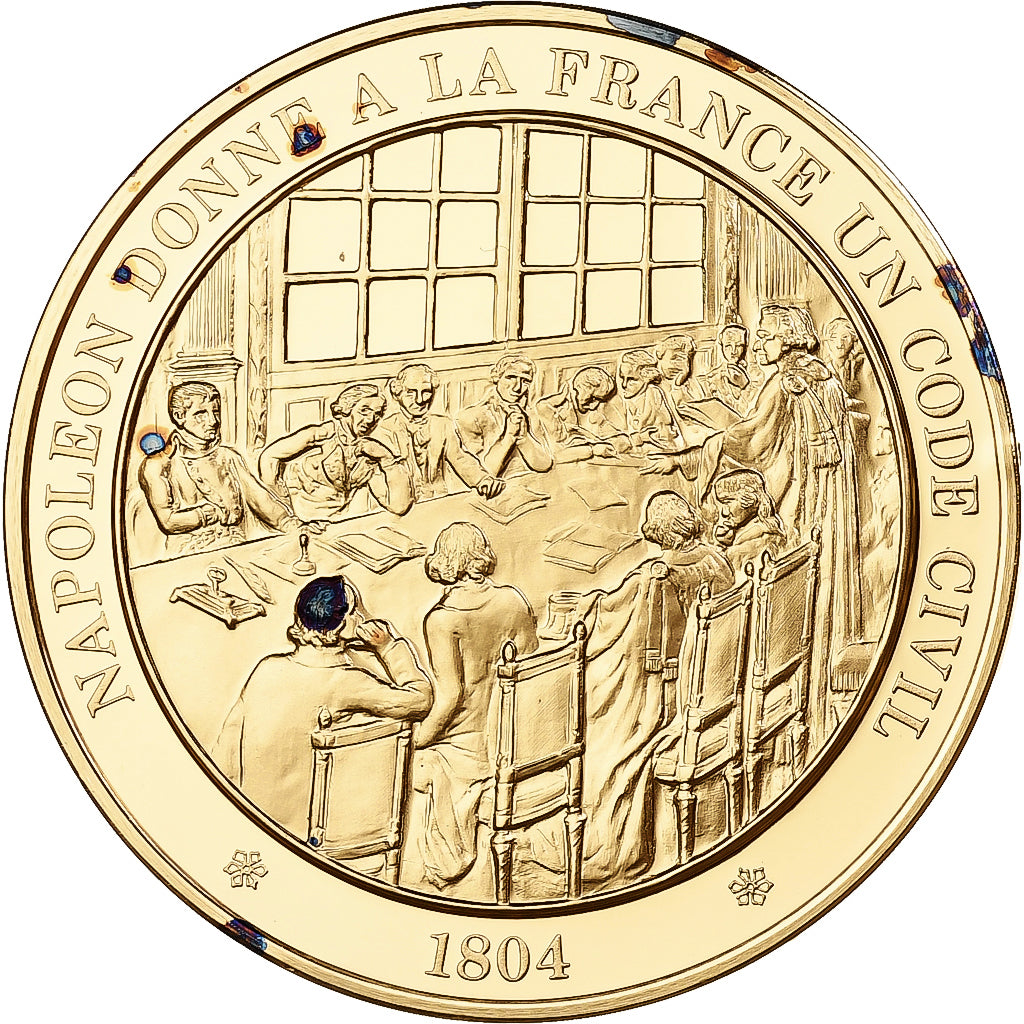 Francja, medal, Napoléon donne à la France un code civil 1804, Franklin Mint