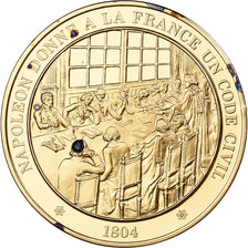 Francja, medal, Napoléon donne à la France un code civil 1804, Franklin Mint