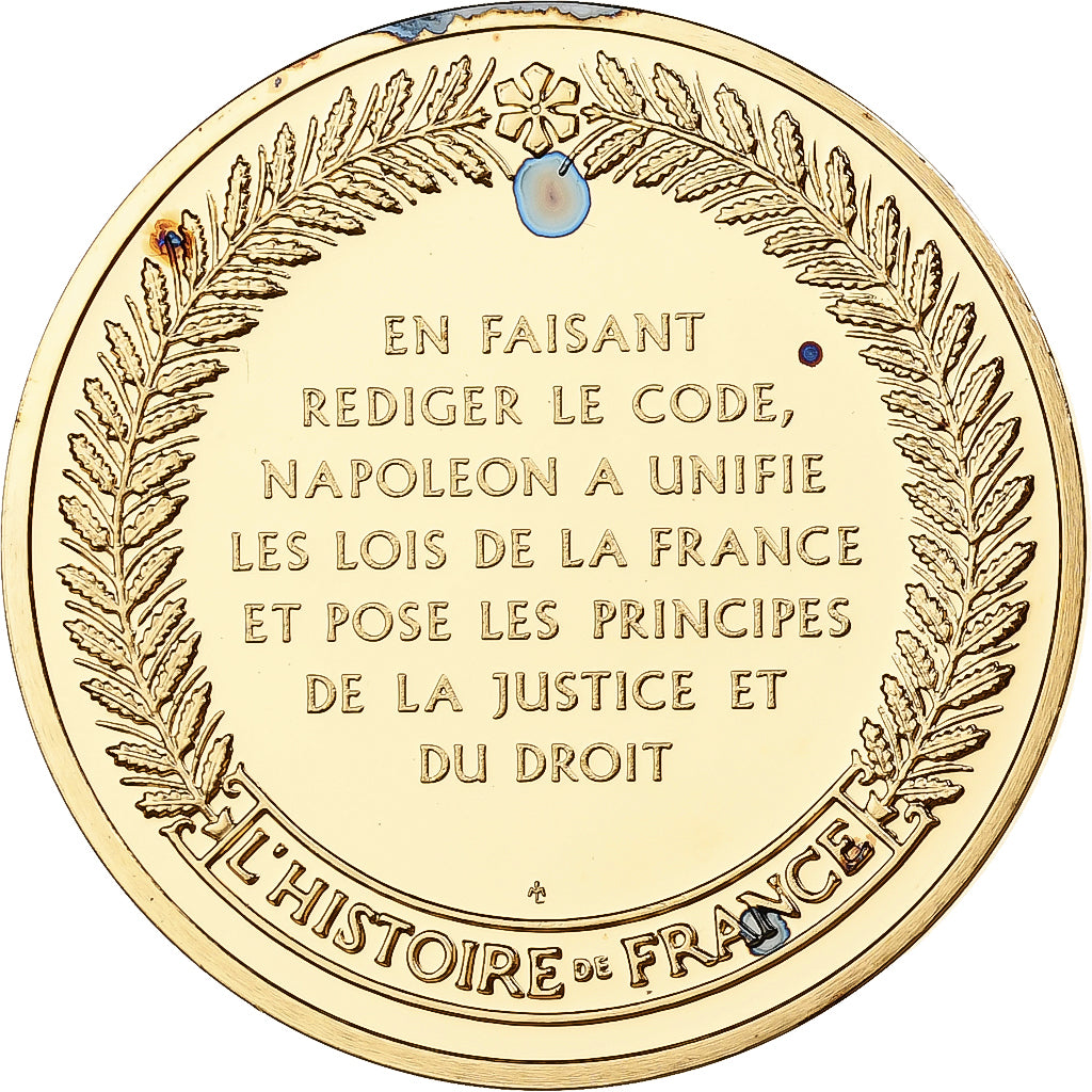 Francja, medal, Napoléon donne à la France un code civil 1804, Franklin Mint
