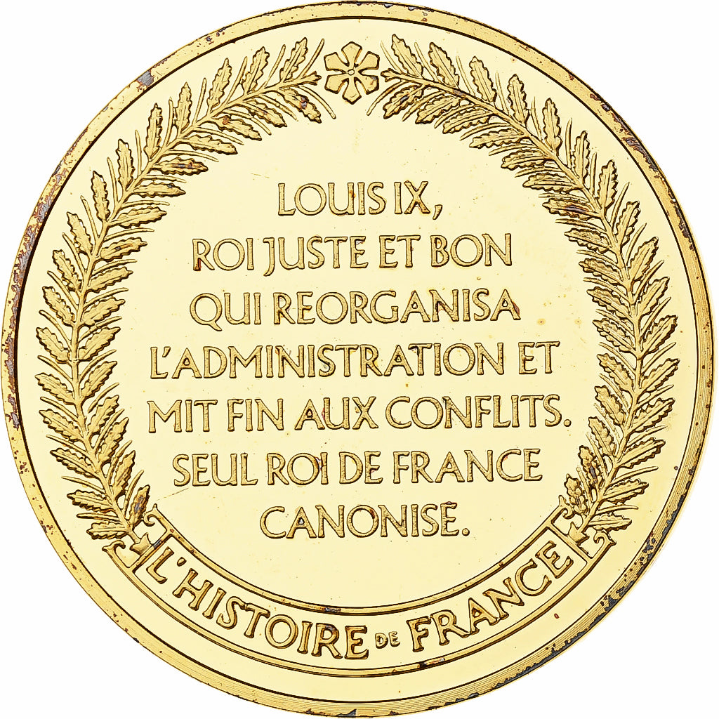 Frankreich, Medaille, Saint-Louis Débarque en Egypte, Franklin Mint, Vermeil