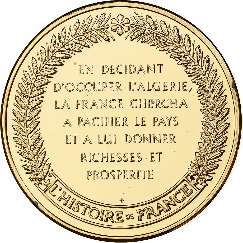 France, Medal, La prise d'Alger pacifia la Méditerranée, Franklin Mint