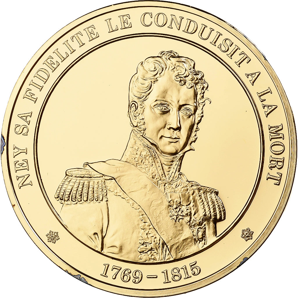 France, Médaille, Michel Ney, Franklin Mint, Vermeil, FDC, BE