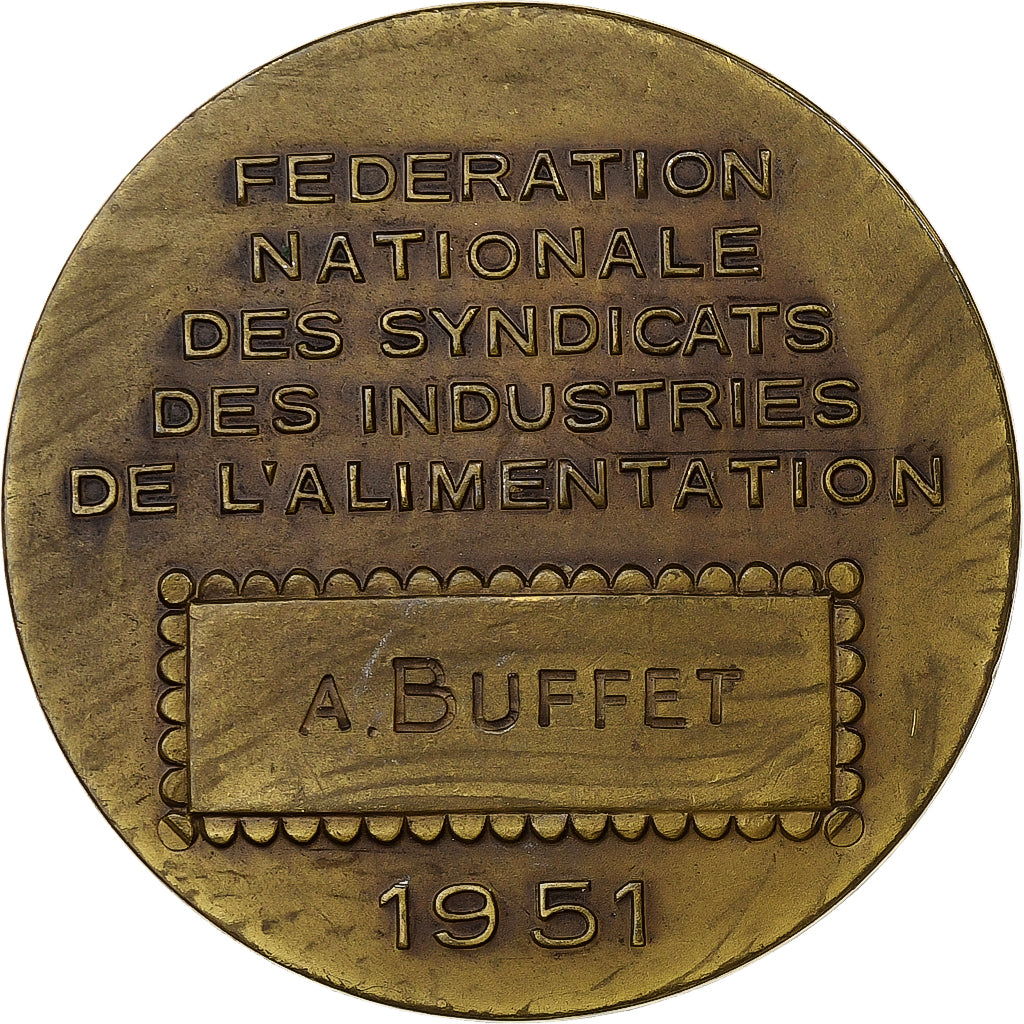 Francia, medalla, Fédération des Syndicats des Industries de L'Alimentation