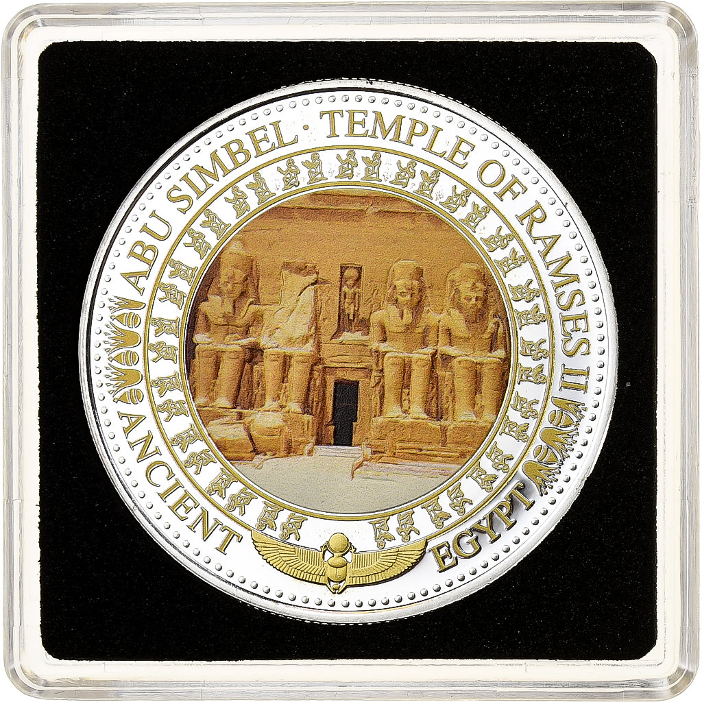 Solomon Islands, Elizabeth II, 2 Dollars, Abu Simbel, 2015, Proof, Silver