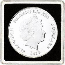 Isole Salomone, Elizabeth II, 2 Dollars, Great Sphinx of Giza, 2015, FS
