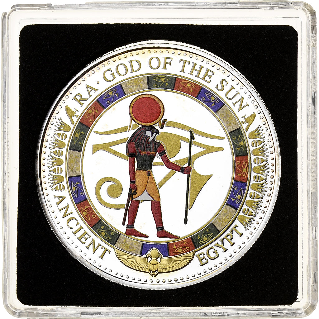 Solomon Islands, Elizabeth II, 2 Dollars, Ra, God of the Sun, 2014, Proof