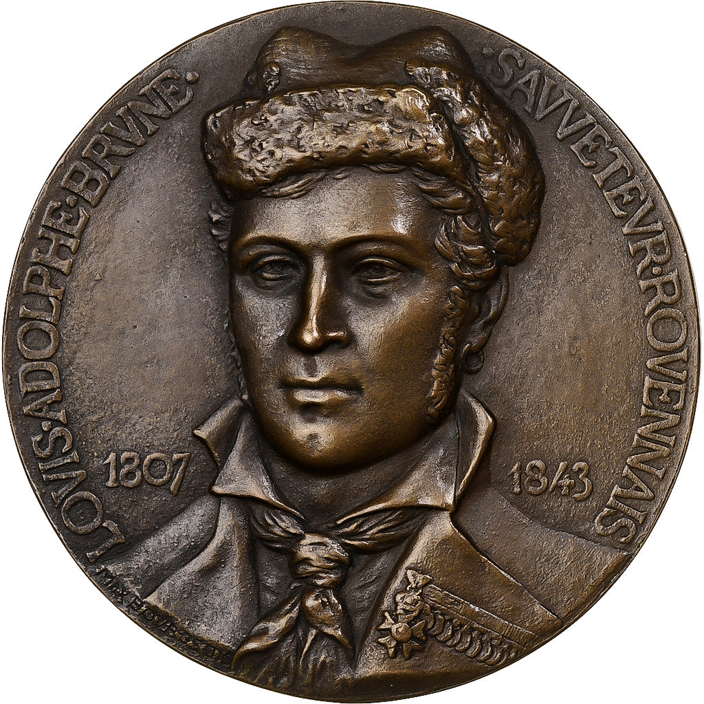 Francja, medal, Louis Adolphe Brune, 1887, Brązowy, Bourgeois, AU(55-58)